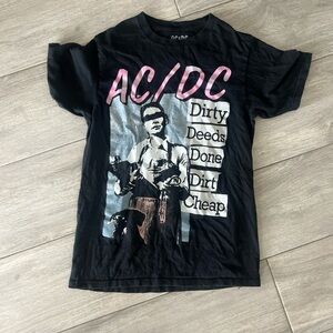 AC/DC Black Graphic T-Shirt